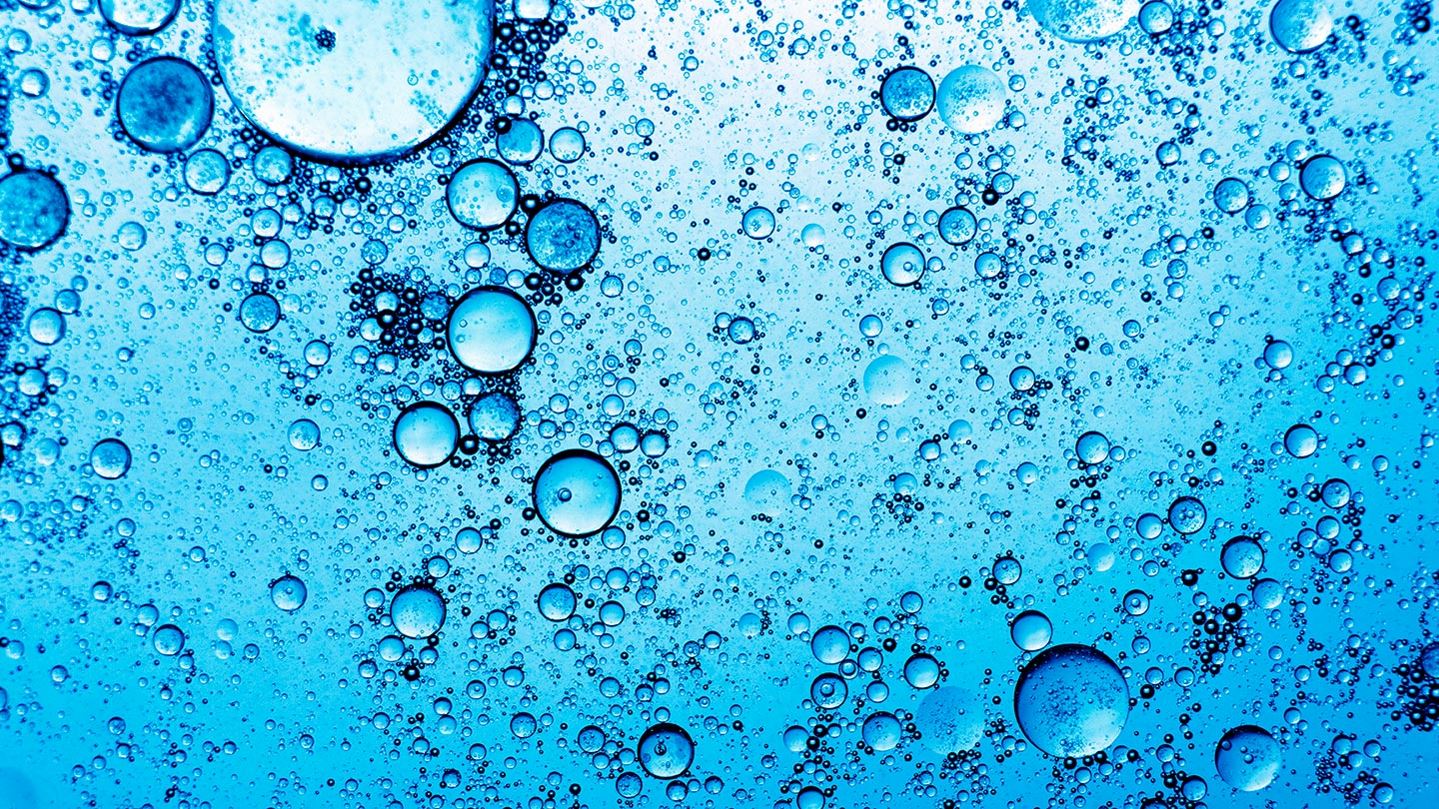 Blue bubbles