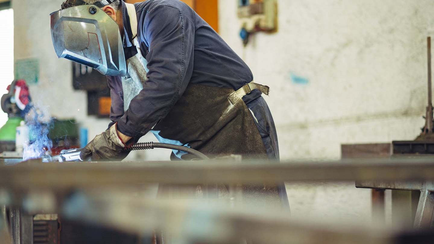 welding in factory