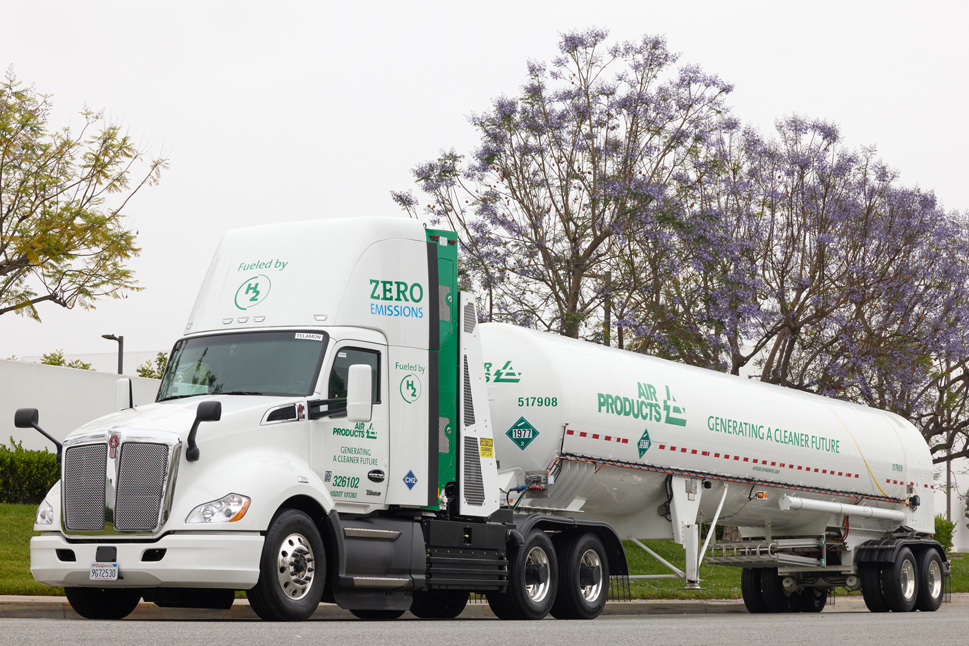 Air Products hydrogen fueled truck